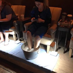 Autumn Moon Hollow Spa & Salon - The rocks in the bottom are heavenly. Rub, rub, rub your feet on them