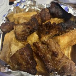 Las Casitas Grill - Yucca Yuca Frita Con Chicharron
