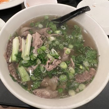 Pho Anvi - 15. Phở Tái Nạm Vè Pho with Rare Steak, Well-done Brisket, & Flank - Vietnamese Near Me - Norwalk, California