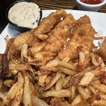 Local Goat - Fried Alaskan Cod. - New American Near Me - Pigeon Forge, Tennessee