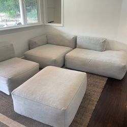 EnviroSteam Carpet & Upholstery Cleaning - Sectional couch cleaning - After