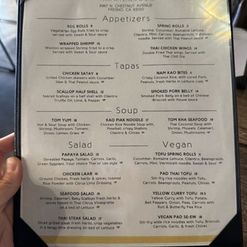 Satay Thai Kitchen & Bar - Menu - Thai Near Me - Fresno, California Satay Thai Kitchen & Bar - Menu - Thai Near Me - Fresno, California