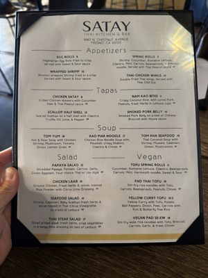 Menu photo 5 Satay Thai Kitchen & Bar Fresno, CA Menu photo 5 Satay Thai Kitchen & Bar Fresno, CA