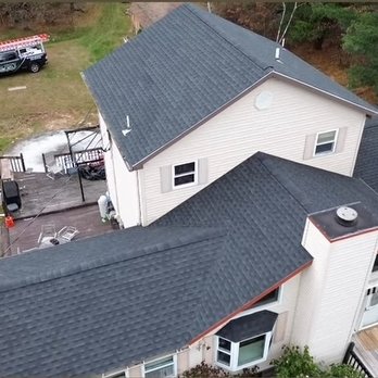 Ralphie’s Roofing - This is the top view of my mountain home in Blakeslee, PA. - Roofing Near Me - Philadelphia, Pennsylvania Ralphie’s Roofing - This is the top view of my mountain home in Blakeslee, PA. - Roofing Near Me - Philadelphia, Pennsylvania