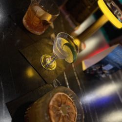 The Capital Room - Old Fashion, tequila shot, and Ichibad Crane Mule.