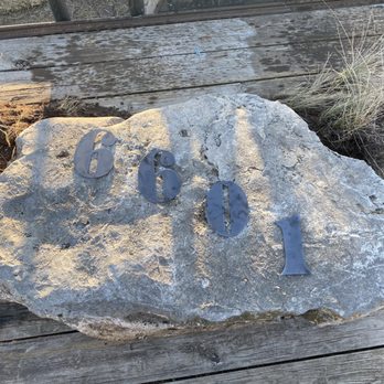 Double R Lawn & Landscaping - a large rock with letters on it - Landscaping Near Me Double R Lawn & Landscaping - a large rock with letters on it - Landscaping Near Me