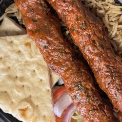 The Halal Bros Of NY - Kofta Kabab platter