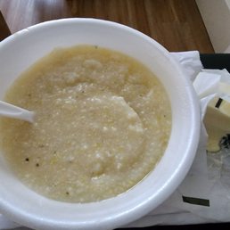 My side of grits. Perfectly prepared.