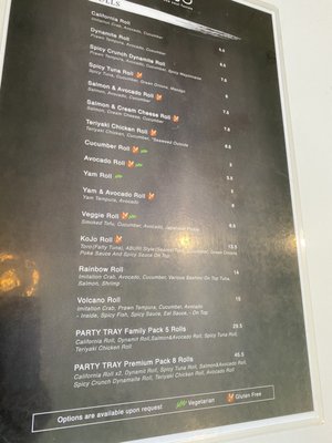Menu photo 2 Sushi Kojo Westbank, BC