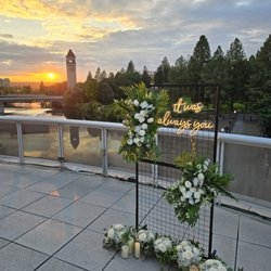 Every Moment Events - Wedding Display in Downtown Spokane