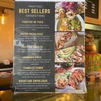 Phatties - Updated new menu. - Mexican Near Me - Escondido, California Phatties - Updated new menu. - Mexican Near Me - Escondido, California