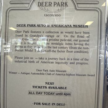 Deer Park Winery & Auto Museum - Beer, Wine & Spirits Near Me - Escondido, California
