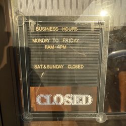 Little Tokyo - The hours listed are wrong. This place doesn't even serve dinner.