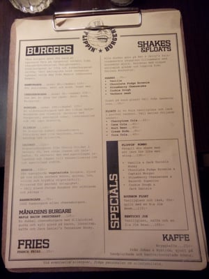 Menu photo 7 Flippin' Burgers Stockholm, AB