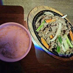 Jug Jug Sports Bar & Restaurant - Rice and half order bulgogi