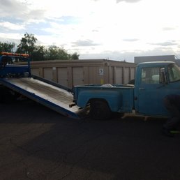 Having my dad's 58 international towed. Having my dad's 58 international towed.