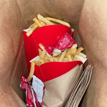 McDonald's - french fries in a paper bag - Fast Food Near Me - Pleasanton, California
