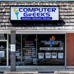 Computer Greeks - Our Store is Located at 12222 S Harlem Ave in Palos Heights.