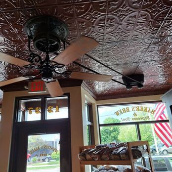 Johnston’s Bakery - a ceiling fan in a restaurant - Bakeries Near Me - Sheboygan, Wisconsin