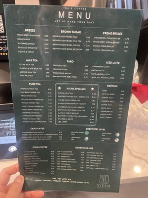 Menu photo 2 YI CHA - Tea and Coffee Spring, TX Menu photo 2 YI CHA - Tea and Coffee Spring, TX