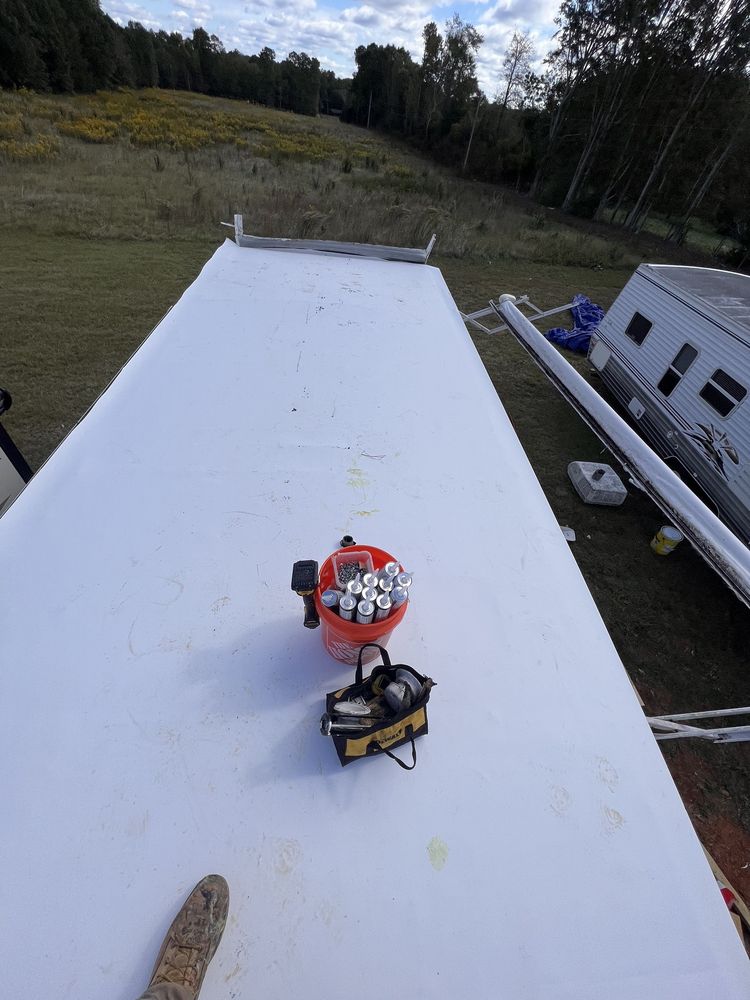 Slide of Rv Roof Repairs