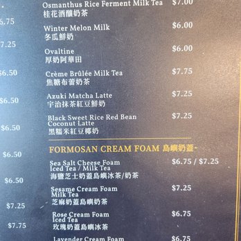 Formosa Aroma - Bubble Tea Near Me - Alhambra, California