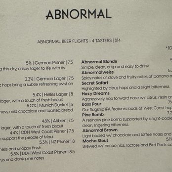 Abnormal Beer - Beers - Wineries Near Me - San Diego, California