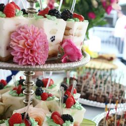 Newport Beach Wine and Food Festival - Sweet Lady Jane triple Berry Cake, delish!