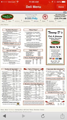 Menu photo 7 Timmy D's Deli & Catering Cheltenham, PA Menu photo 7 Timmy D's Deli & Catering Cheltenham, PA