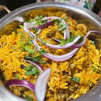 Cafe Everest - Chicken Biryani ($13.99) -- Chicken cooked with spices and herbs mixed with rice (26 June 2022) - Himalayan/Nepalese Near Me - Cleveland, Ohio