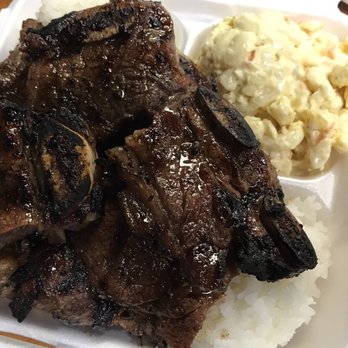 Matiki Island BBQ - #7 combo kalbi and beef Teri - Hawaiian Near Me - Anaheim, California