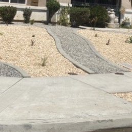 Photo of the front yard after the project was completed