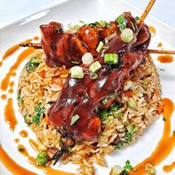 JazTro By Chef D.O.C. - P.R. Fried Rice Pinchos!