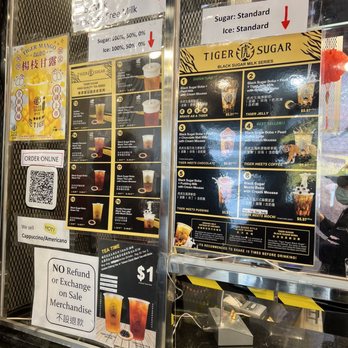 Tiger Sugar - Menu - Bubble Tea Near Me - New York, New York Tiger Sugar - Menu - Bubble Tea Near Me - New York, New York