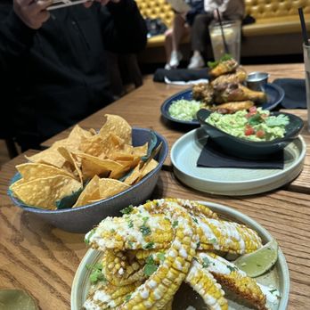Azul Cantina - Our delish appetizers : corn ribs. Guacamole and the wings! - Tex-Mex Near Me - Pigeon Forge, Tennessee