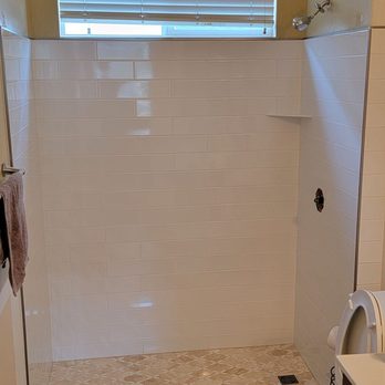 Go Tile And Flooring - a bathroom being remodeled - Flooring Near Me