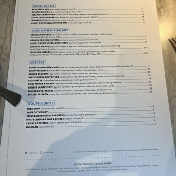 Cerulean Restaurant - Menu - Japanese Near Me - Winona Lake, Indiana Cerulean Restaurant - Menu - Japanese Near Me - Winona Lake, Indiana