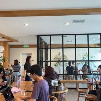 Little Ox Coffee - Interior | IG: @socalsnomnoms - Coffee & Tea Near Me - Fullerton, California