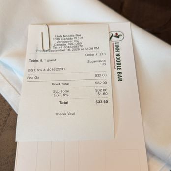 Linh Noodle Bar - Vietnamese Near Me - Vancouver, British Columbia