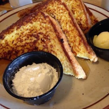 Pancakes R Us - French toast with powder sugar and butter on the side - Desserts Near Me - Costa Mesa, California