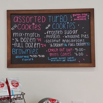 Mrs. Turbo's Bakery - Cookie menu - Bakeries Near Me - Powell, Ohio