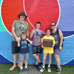 Triangle Treasure Hunt - Raleigh Kids Treasure Hunt participants
