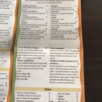 Agave Restaurant - Menu - Mexican Near Me - St. Pete Beach, Florida