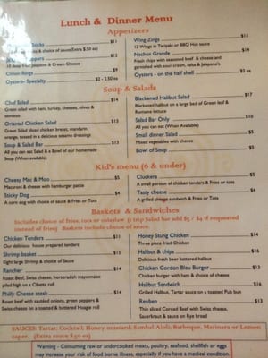 Menu photo 7 Icy Strait Lodge Hoonah, AK Menu photo 7 Icy Strait Lodge Hoonah, AK