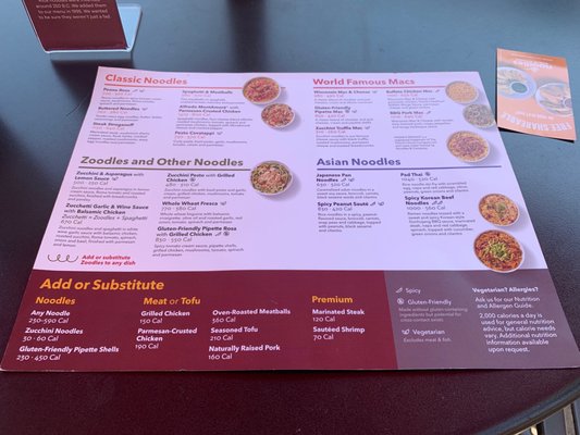 Menu photo 2 Noodles and Company Lawrence, KS Menu photo 2 Noodles and Company Lawrence, KS