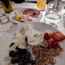 Just look at this meat and cheese plate! Thats 60 bucks right there.