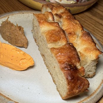 Gator - a plate of bread and a salad - Desserts Near Me - Brooklyn, New York