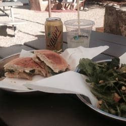 Ol Buckaroo - Arugula salad and grilled cheese tort.