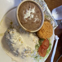 Stuffed pablano.. so good.