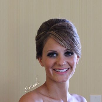 Strands - Beautiful bride from head to toe, highlights, make up, & classic up to. - Hair Salons Near Me - Clayton, Missouri
